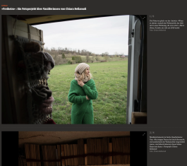 Screenshot von Der Spiegel, photogallery von Freiheim von Chiara Bellamoli